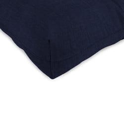 Jordan Manufacturing Navy Polyester Wicker Seat Cushion