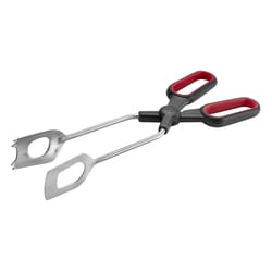 Polder Grill Guru Stainless Steel Black/Red/Silver Viper Tongs 1 pc