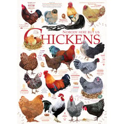 Cobble Hill Chickens Jigsaw Puzzle 1000 pc