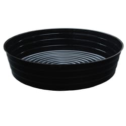 Curtis Wagner Plastics 3.87 in. H X 16 in. D Plastic Plant Saucer Black