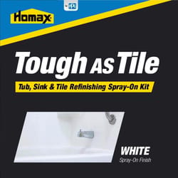 Homax Tough As Tile Gloss White Bathtub and Tile Refinishing Kit 32 oz