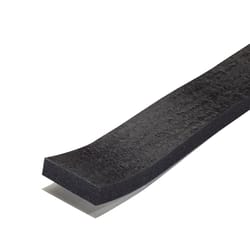 M-D BUILDING PRODUCTS Black Sponge Rubber Weather Stripping Tape For Windows 120 in. L X 0.38 in.