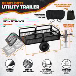 Mockins Black/Silver Utility Trailer 1 pk