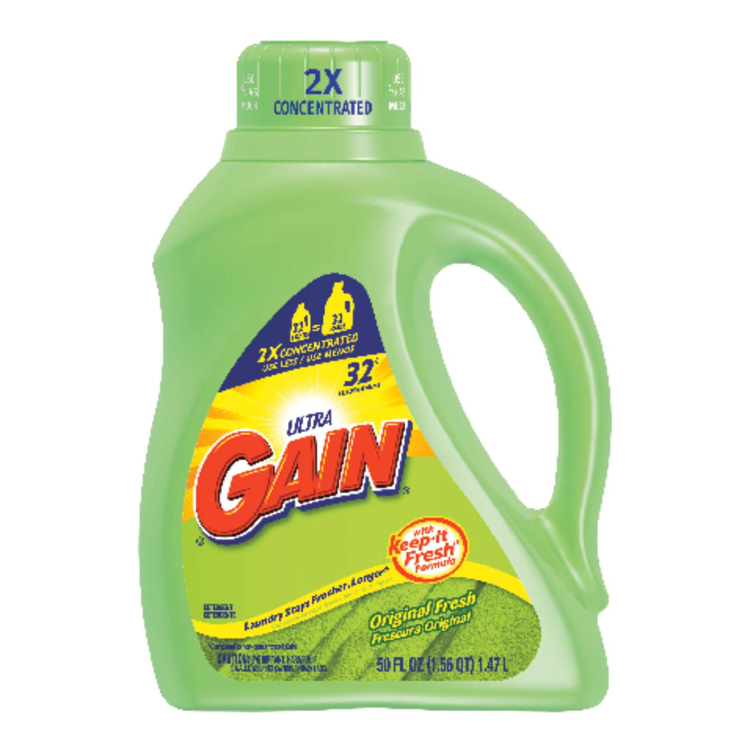 Gain Fresh Scent Laundry  Detergent Liquid 50 oz Ace  