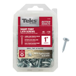 Teks No. 8 in. X 1 in. L Phillips Truss Head Lath Screws