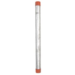 B&K Mueller 1 in. D X 18 in. L Galvanized Steel Pre-Cut Pipe