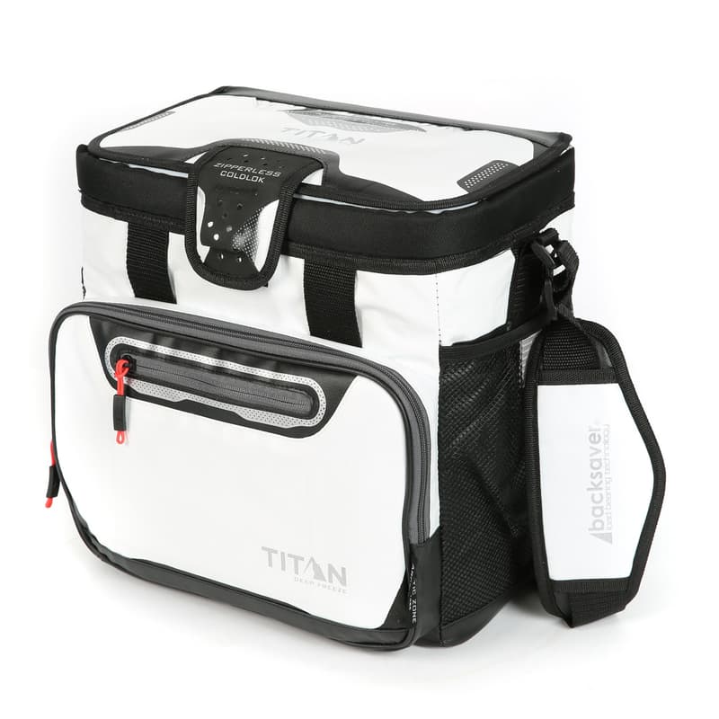 UPC 061282211690 product image for Arctic Zone Titan DeepFreeze Cooler Bag 16 cans White 1 pk | upcitemdb.com