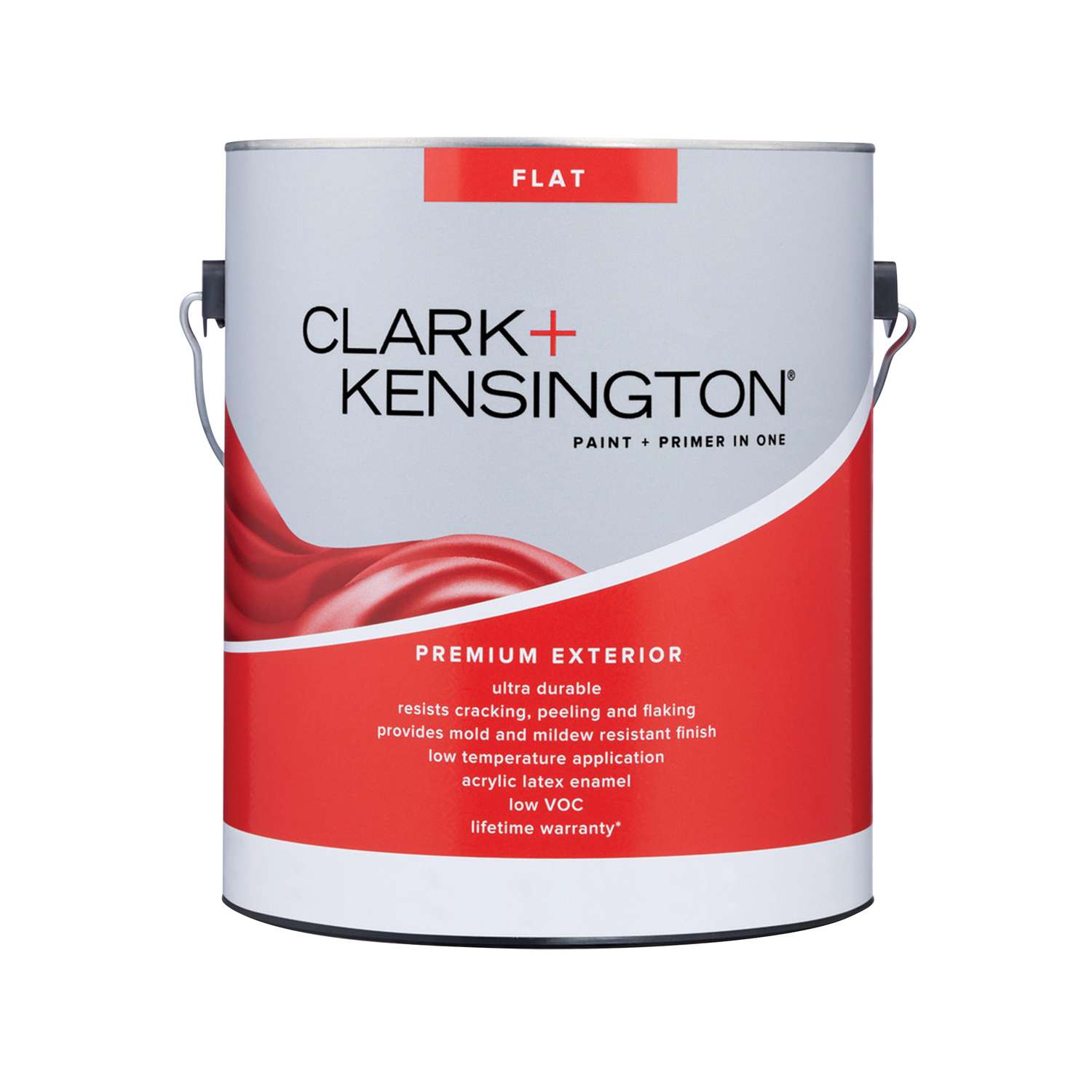 Clark+Kensington Flat Designer White Premium Paint Exterior 1 gal