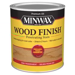 Minwax Wood Finish Semi-Transparent Golden Pecan Oil-Based Penetrating Wood Stain 1 qt
