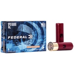 Federal Power Shok Shotshell Shotgun Versatile Hollow Point Rifled Slug 12 Ga. 547 grain 5 pk