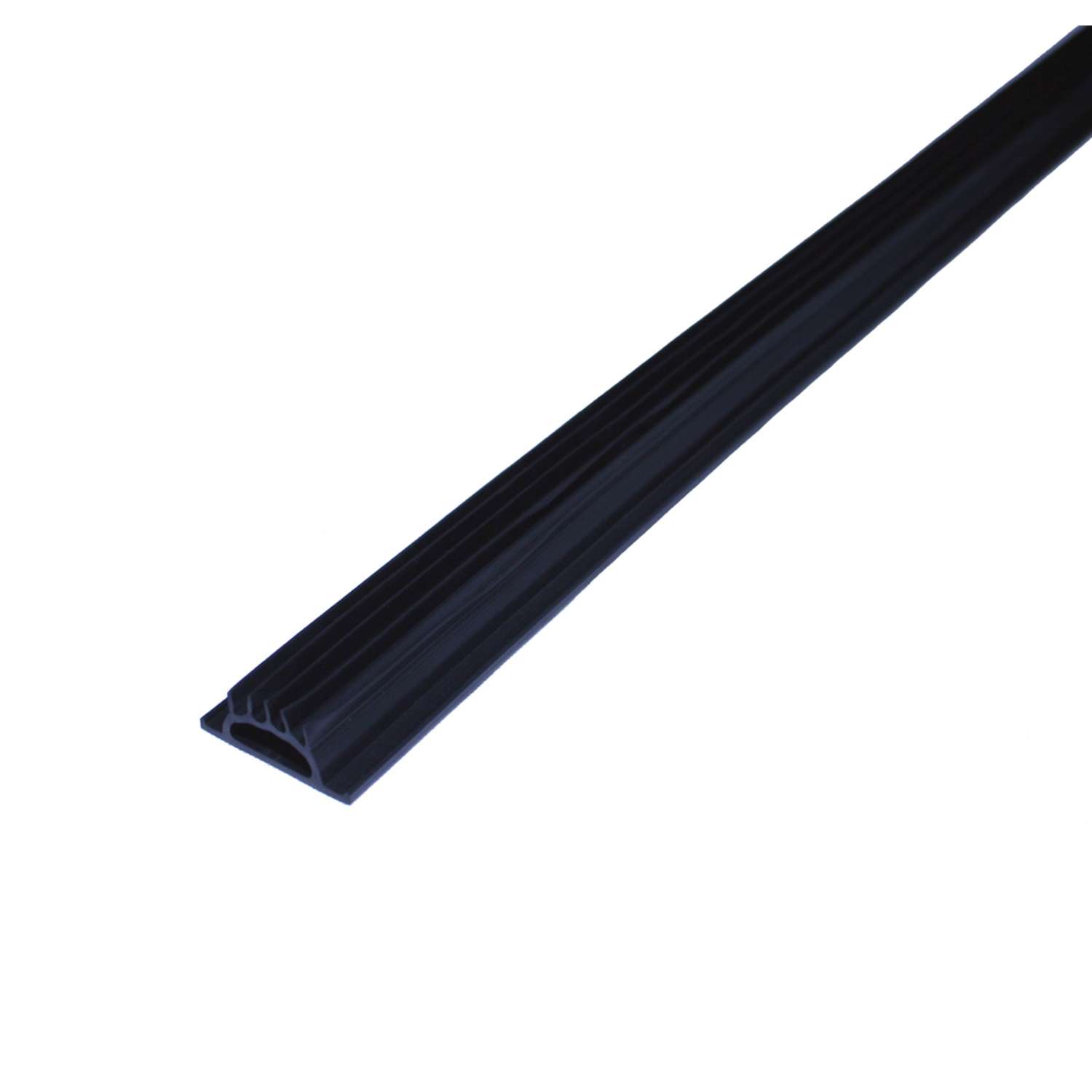 MD Black Aluminum/Vinyl Threshold Insert For Doors 36 in. L X 3/8 in