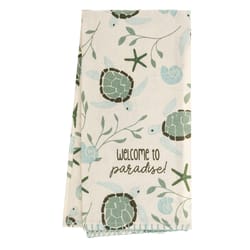 Karma Fiona Multicolored Cotton Turtle Tea Towel 1 pk