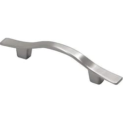 Hickory Hardware Cavalier Traditional Bar Cabinet Pull 3 in. Satin Nickel 1 pk