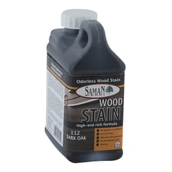 Saman Semi-Transparent Dark Oak Water-Based Wood Stain 32 oz