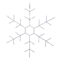 Celebrations LED Snowflake Silhouette 14 in. Hanging Decor