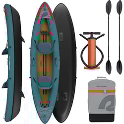 Retrospec Coaster 2.1 PVC Inflatable Aegean Tide Kayak 39 in. W X 150 in. L