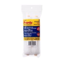 Purdy White Dove Woven Fabric 6.5 in. W X 1/2 in. Mini Paint Roller Cover 2 pk