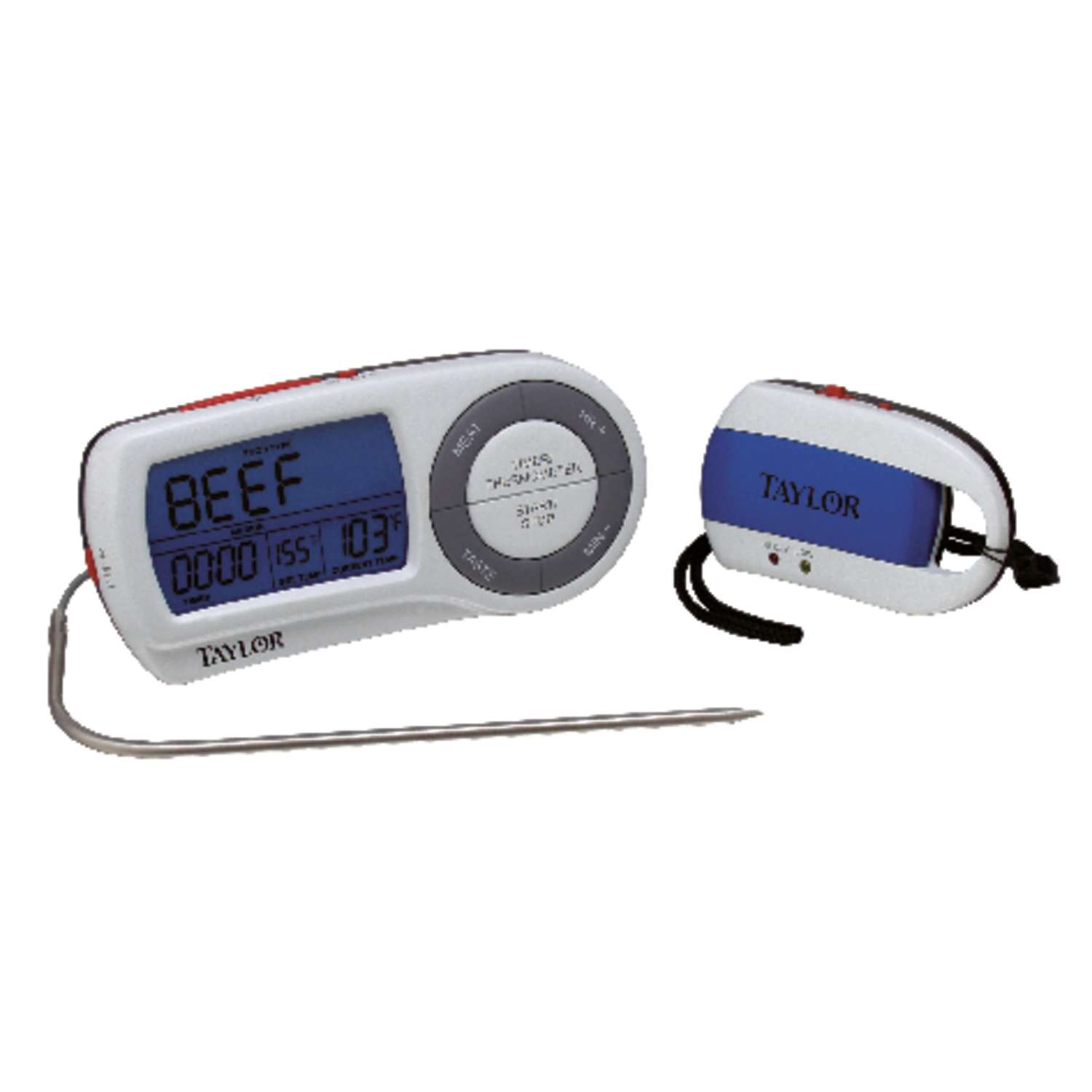 Taylor Digital Wired Probe Programmable Meat Thermometer with Timer