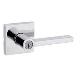 Kwikset Halifax Polished Chrome Keyed Entry Lever 1.75 in.