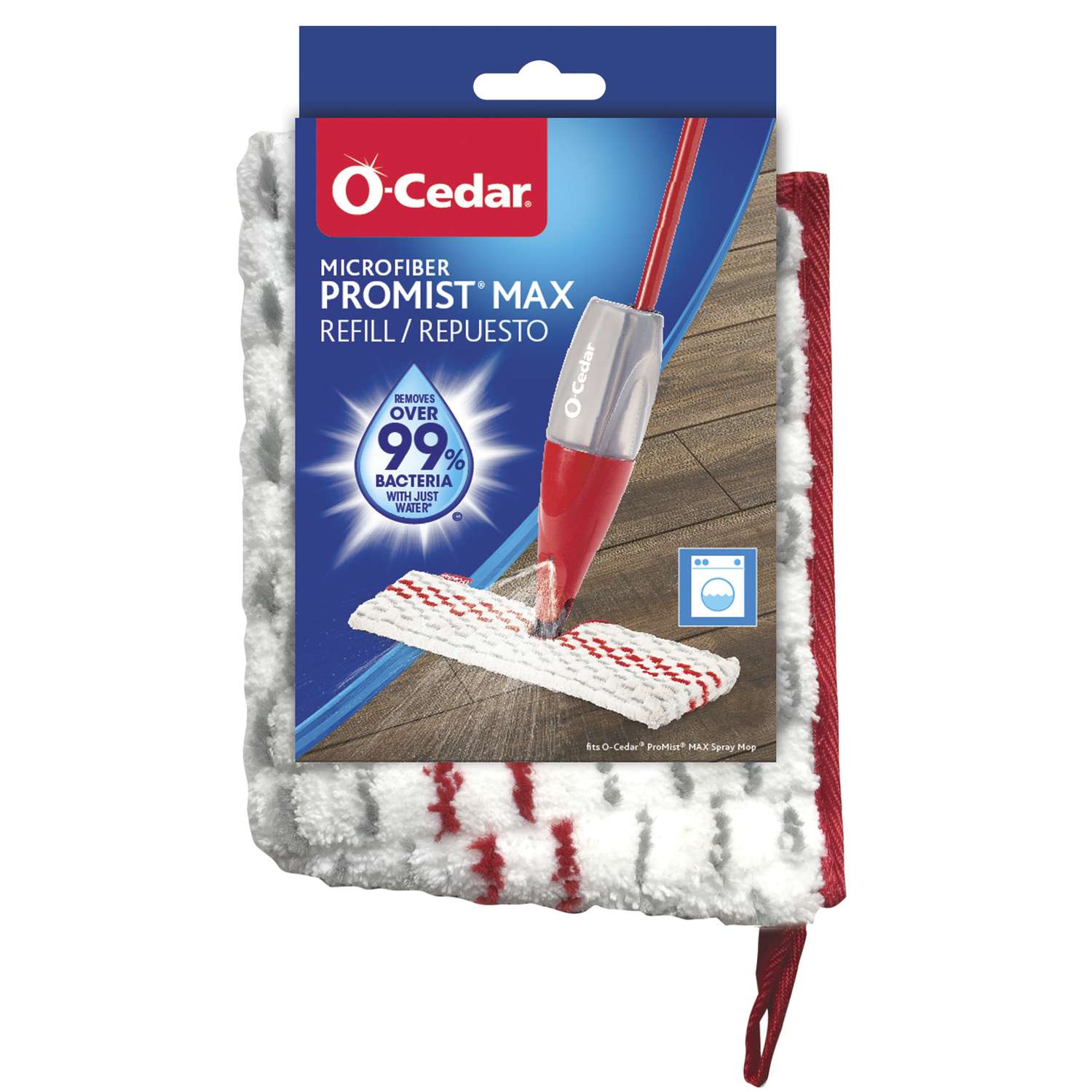 OCedar Pro Mist 9 in. L Sponge Microfiber Mop Refill 1 pk Ace Hardware
