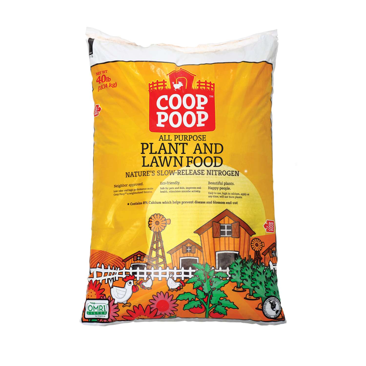 Coop Poop Organic Everything that Grows Plant and Lawn Food 40 lb Ace