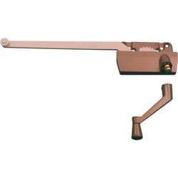 Prime-Line Bronze Steel Left Single-Arm Casement Operator Crank Handle For Truth