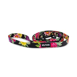 Wolfgang Multicolored DarkFloral Polyester Dog Leash Small/Medium