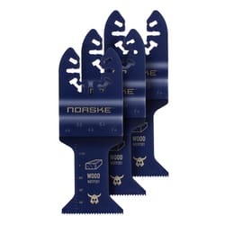 Norske Uni-Fit 1-1/4 in. High Carbon Steel Flush Cut Blade Wood 3 pk