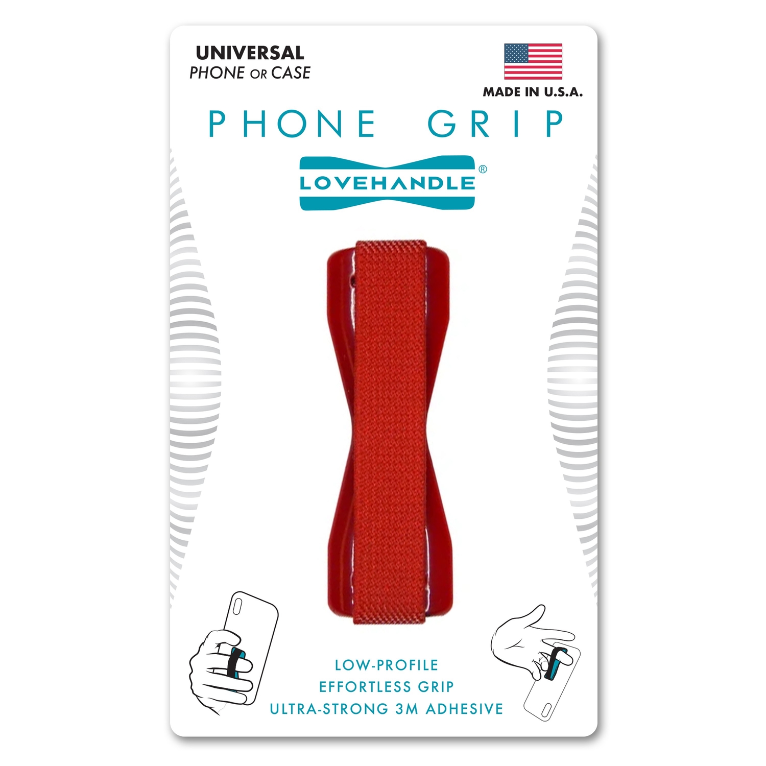 LoveHandle Red Solid Phone Grip - Ace Hardware