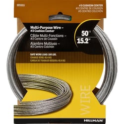 HILLMAN 50 ft. L Galvanized Aluminum 19 Ga. Wire