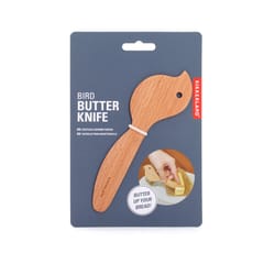 Kikkerland Natural Beechwood Butter Knife