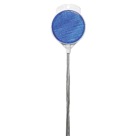 Hy-Ko 36 in. Round Blue Driveway Marker 1 pk Hy-Ko 36 in. Round Blue Driveway Marker 1 pk