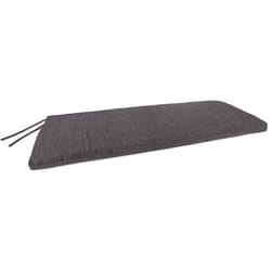 Jordan Manufacturing Gray Polyester Bench Cushion 3.5 in. H X 18 in. W X 48 in. L