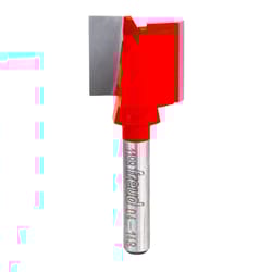 Freud 7/8 in. D X 7/8 in. X 2 in. L Carbide Double Flute Straight Router Bit