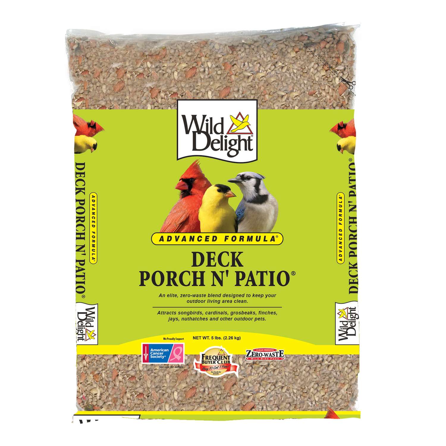 Wild Delight Deck Porch N Patio Assorted Species Wild Bird Food