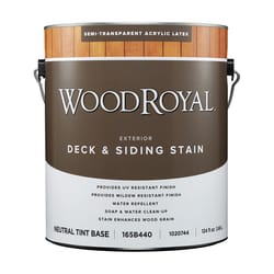 Ace Wood Royal Semi-Transparent Tintable Neutral Base Acrylic Latex Deck and Siding Stain 1 gal
