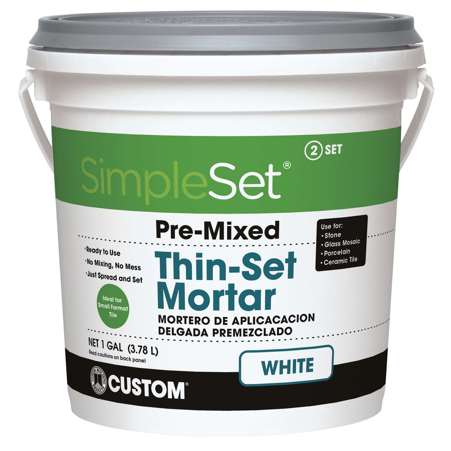 Custom Building Products SimpleSet White ThinSet Mortar 1 gal Ace