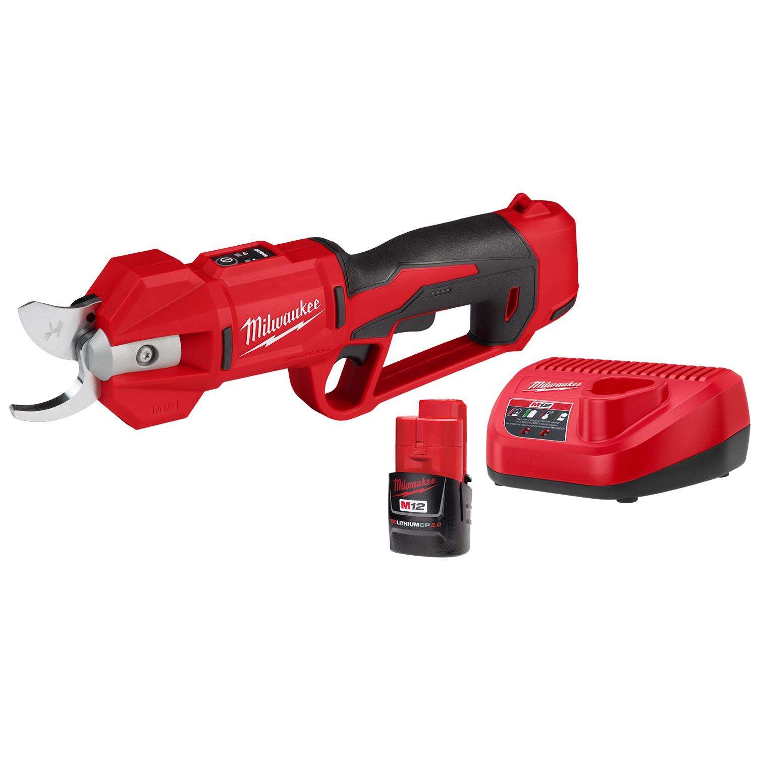 Milwaukee 253421 Steel Curved Cordless Pruner Ace Hardware