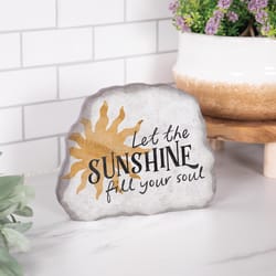 P. Graham Dunn 6 in. H X 1 in. W X 7 in. L Gray MDF Sunshine Tabletop Sign