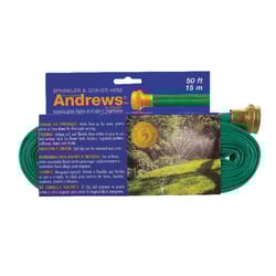 Andrews 1 in. D X 50 ft. L Sprinkler/Soaker Hose Green Andrews 1 in. D X 50 ft. L Sprinkler/Soaker Hose Green