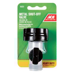 Ace Zinc Threaded Male Hose Shut-off Valve