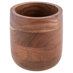 Karma Natural Acacia Wood Crock