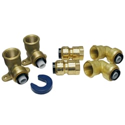 Apollo Tectite Push to Connect 1/2 in. PTC in to X 1/2 in. D Brass Contractor Kit