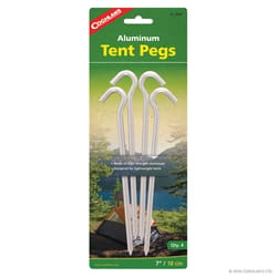 Coghlan's Silver Tent Pegs 7 in. H 4 pc