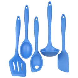 Chef Craft Premium Blue Silicone/Steel Tool Set