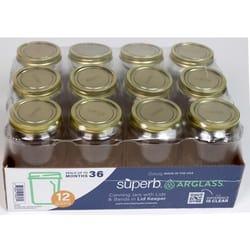 Superb Wide Mouth Canning Jar 32 oz 12 pk