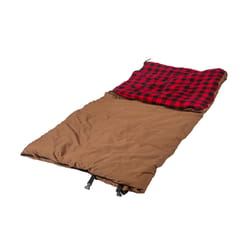 Stansport Brown Sleeping Bag 4 in. H X 39 in. W X 81 in. L 1 bag