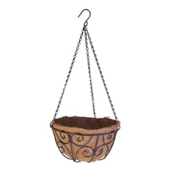 Panacea Steel Hanging Basket Black