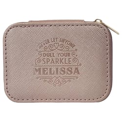 History & Heraldry Never Let Anyone Dull Your Sparkle Melissa Travel Jewellery Box 1 pk