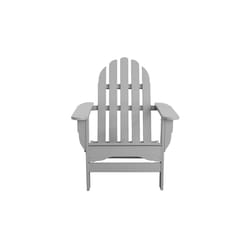 Durogreen Tangent Classic Gray HDPE Frame Adirondack Foldable Chair